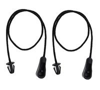 2 uds estante de paquete cadena bolsa de almacenamiento de maletero trasero correas de bandeja cadena de plástico 4M51A46538AB Compatible con FOCUS MK2 2004-2012 negro
