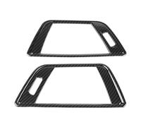 2 Uds Estilo De Fibra De Carbono Cubierta De Ventilación De Aire Acondicionado Lateral De Coche Molduras De Marcos Pegatinas Para Serie 3 F30 2013-2018 Tira interior