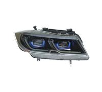2 uds faro compatible con BMW E90 faro 2005-2012 320i 318i 323i Serie 3 estilo de coche faro DRL Bi Xenon Accesorios(Xenon)