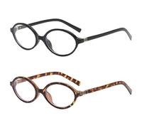 2 Uds Gafas Ovaladas Gafas De Protección Contra Luz Azul Gafas De Lectura Para Mujer Gafas De Moda Retro Accesorios De Protección Ocular