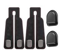 2 Uds Ganchos Dobles para Coche, 2 Uds Ganchos Pequeños, Accesorios Interiores para Coche, Accesorios para Coche para Mujer, Ganchos para Bolso De Coche, Soporte para Bolso De Coche