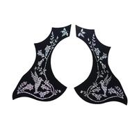 2 Uds Golpeador De Guitarra Placa Protectora Antiarañazos Piezas Adhesivas Autoadhesivas