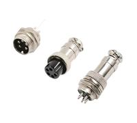 2 uds GX12 GX16 GX20 2-15 Pin macho hembra LC Cable conector Circular de aviación enchufe(Full set-1set,GX20_10P)