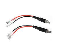 2 Uds H1 Línea de Cableado de Conversión ,Soporte de Conector de Arnés de Cable de Enchufe de Extensión de Diodo único para Bombillas de Faro LED