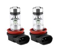 2 uds H8 H11 Bombillas para faros delanteros de coche 8000K Azul hielo 100W Kit de bombillas LED para faros antiniebla Luz de conducción de coche