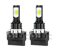 2 uds H8B H11B H9B H15 luces antiniebla LED bombillas de faro delantero de coche LED faro automático DRL luz de circulación diurna 12V blanco amarillo azul (Color : 12000K Ice Blue, Size : H9B)