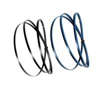 2 uds hojas de sierra cortador de Metal y madera 1065x5x0,35mm, hoja de acero con resorte de carbono SK5 for sierra de cinta MBS240/E(14T)
