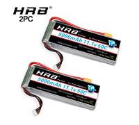 2 uds HRB 3S 4S 6S batería Lipo 1300mah 1500mah 1800mah 2200mah 3000mah 4000mah 5000mah 6000mah batería RC 22,2 v 14,8 v 11,1 v Lipo 3s 1800mah xt60 2pc