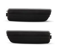 2 uds. Indicadores de luces laterales parachoques delantero for coche, lámparas señal giro izquierda y derecha for Jetta GOLF MK4 1999-2005(Smoked lens)