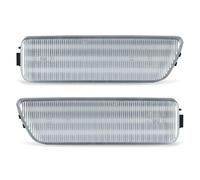 2 uds. Indicadores de luces laterales parachoques delantero for coche, lámparas señal giro izquierda y derecha for Jetta GOLF MK4 1999-2005(Clear lens)