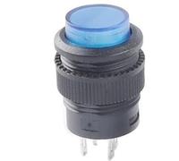 2 uds interruptor de encendido de 16MM R16-503A/AD/B/BD botón de Reinicio de enganche 2 pines 4 pines autobloqueo sin reinicio de bloqueo(Yellow R16-503AD)