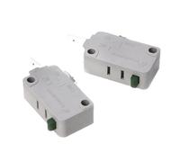 2 uds KW3A Microinterruptor de puerta de horno microondas 125V/250V 16A interruptor normalmente abierto
