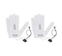 2 uds lámina calefactora eléctrica 3 engranajes película calefactora ajustable reemplazo DC almohadillas calefactoras eléctricas para guantes calefactores