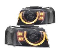 2 uds lámpara frontal de estilo de coche compatible con Land Rover Freelander 2 2010-2015 faro DRL lente de proyector accesorios dinámicos for automóvil xenón(For 2010-2012 year)