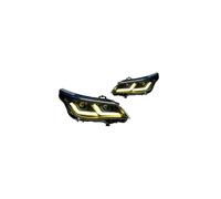 2 uds lámpara frontal modelo de coche Compatible con faros delanteros BMW E60 2003-2009 523i 530i Angel Eye DRL accesorios for automóviles(2007-2010 B,Left hand Drive)