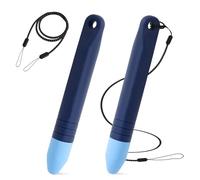 2 Uds Lapiz para Tablet Niños con Cordones, Lápiz para Pantalla Táctil Lápiz Capacitivo para Niños Compatible con iPad iPhone Android Todos los Dispositivos de Pantalla Táctil (Azul)