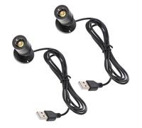 2 uds. led mini usb para vitrina empotrable