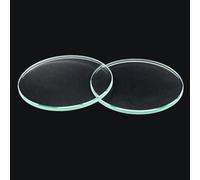 2 uds lente de vidrio plan0 20 23 42 47 55 58 60 63,5 65 74 75 MM, lente de vidrio óptico redondo de 2mm de espesor, lente for linterna(34mm x 2mm)