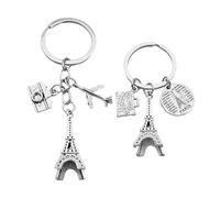 2 Uds Llavero De La Torre Eiffel, Llavero Creativo, Llavero Conmemorativo, Llavero De Viaje, Llavero Simple Y De Moda