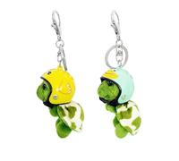 2 Uds Llavero Tortuga De Peluche Llavero Animal Llavero Teléfono Móvil Encanto Mochila Firmware Colgante Llavero