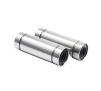 2 uds LM6LUU LM8LUU LM10LUU 6/8/10mm Casquillo de rodamiento de Bolas Lineal más Largo rodamientos lineales Piezas CNC Piezas de Impresora 3D(LM8LUU)