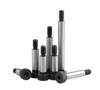 2 uds./lote M5 M6 M8 M10 Diámetro = 6 8 10 12 mm Grado 12.9 Tornillo de cabeza hexagonal con casquillo y hombro for rodamientos de rodillos(90mm x2pcs,D12-M10)