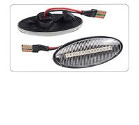 2 uds luz de posición lateral dinámica lámpara señal giro for Opel Vauxhall Vectra B Mk1 1995 1996 1997 1998 1999 2000 2001 2002 2003(Dynamic Crystal)