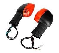 2 uds., Luz de señal de giro para motocicleta, lámpara de señal de giro compatible con Para YZF R1 R6 FZ1 FZ6 XJ6(Amarillo)