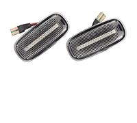 2 uds luz de señal giro marcador lateral dinámico for Audi A2 A3 8L A4 B5 A6 4B C5 A8 4D TT 8N intermitente secuencial móvil(Dynamic Crystal Type)
