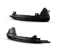 2 uds luz intermitente dinámica/Normal + indicador de espejo retrovisor DRL for A6 C7 .5 RS6 S6 4G 2012-2018(Normal flash,Smoked lens)