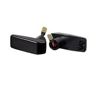 2 Uds Luz Posición Lateral Dinámica Para Mercedes Para Benz W124 A124 W202 S202 W140 C140 W201 190 E D R129 Luces Intermitentes Luz Señal Giro(Dynamic Silver)