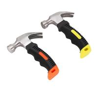 2 Uds. Martillo de Garra Martillo de Garra de Acero Al Carbono de 11,4 Oz con Mango Antivibración de Cojín de Aire, Martillo de Clavos para Carpintería DIY