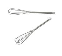 2 Uds Mini Globo De Acero Inoxidable Batidor De Alambre Batidor Manual For Huevos Mezclador Cocina Utensilio For Hornear Crema De Leche Batidor De Mantequilla