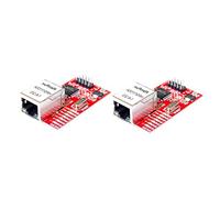 2 uds Mini W5100 LAN Ethernet Shield Placa de módulo de Red