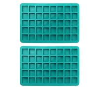 2 Uds Moldes Cuadrados Moldes De Silicona Para Hornear Moldes De Chocolate Moldes Para Dulces Moldes Para Pasteles Pequeños Accesorios Para Hornear Diy