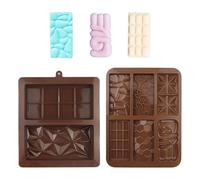 2 Uds Moldes De Chocolate, Moldes De Silicona, Accesorios Para Postres De Chocolate Diy, Moldes Para Decorar Pasteles, Moldes Para Hornear
