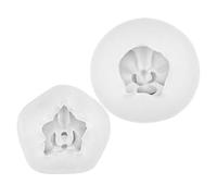 2 uds moldes de flores de silicona, moldes de velas con formas de orquídeas y flores 3d para hacer velas-molde de silicona de calidad alimentaria, blanco