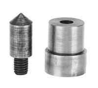 2 Uds, Ojal de Metal de Alta Resistencia, Molde para Ojal, Máquina de Perforación Manual, Herramienta, Cierre a Presión de Resorte, Troquel de Botón para Presionar a Mano (1.5 mm) (2.0 mm) (3.0 mm)
