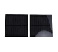 2 uds Panel Solar de polisilicio 1,3 W Mini Kit de módulo pequeño portátil para exteriores 98x98mm