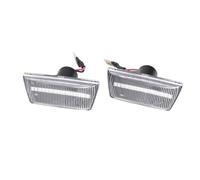 2 Uds Para Adam Para Astra H Para Astra J Para Corsa D Indicador Lateral Dinámico LED Repetidor Luz Marcadora Señal Giro Luz Señal Giro Luces Indicador(Dynamic Crystal)