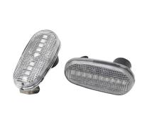 2 Uds Para Alfa Para Romeo Para Mito 955 147 Para GT 937 Luces LED Dinámicas Posición Lateral Flecha Señal Giro Intermitente Lámpara Luz Señal Giro Luces Indicador(Dynamic Crystal)