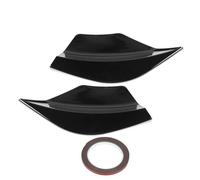 2 Uds para Benz Clase A W176 2012-2018 Difusor Lateral para Parachoques Trasero Labio Divisor Izquierdo Y Derecho Separador Faldón Lateral Automóvil(Glossy Black)