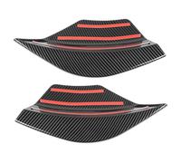 2 Uds para Benz Clase A W176 2012-2018 Difusor Lateral para Parachoques Trasero Labio Divisor Izquierdo Y Derecho Separador Faldón Lateral Automóvil(Carbon Fiber Style)