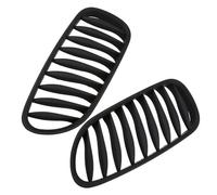 2 Uds Parachoques Delantero Rejilla Riñón Capó Parrillas Carreras Negro Brillante/mate Para Z4 E85 E86 Coupe 2003 2004 2005 2006 2007 2008 Rejilla Delantera(Matte Black)