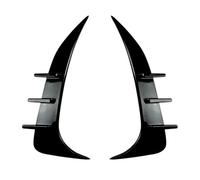 2 Uds Parachoques Trasero Alerón Lateral ala Labio para para Series F44 Gran Coupe 2020-2023 + Cubierta De Cuchillo Viento Aire Pegatina Tuning Alerones Traseros(Negro Brillante)