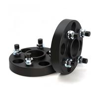 2 uds PCD 4x108 65,1mm adaptador espaciador de rueda para CITROEN c-elysée C2/C3/C3-XR/C4/C4L/C4 para Cactus/DS3/DS4 M12x1.25 espaciadores de llantas de aleación(2PCS 20mm Black)