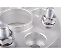 2 Uds PCD4x100 CB54.1 Espaciadores De Rueda De Coche Para Hyundai Para Solaris Adaptador De Ensanchamiento De Cubo De Aleación De Aluminio Forjado De 4 Agujeros(Silver 20mm)