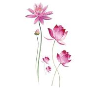 2 uds. Pegatinas de tatuaje de plumas duraderas impermeables for mujer, pegatina de tatuaje con diseño de mariposa rosa negra(Red)