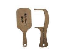 2 Uds Peine Hombre Calvo, Divertido Peine y Cepillo para Hombre Calvo Peine para Calvos Broma Herramienta para Peinar Sin Pelo Regalos Divertidos para Hombres Calvos Cumpleaños Fiesta