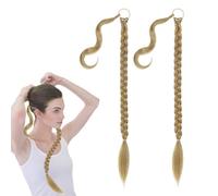 2 Uds Pelucas De Cola De Caballo Accesorios Para Trenzado De Cabello Extensiones De Cabello Trenzado Pelucas De Mujer Accesorios Para El Cabello
